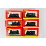 Hornby - 6 x boxed OO gauge tank engines including a class OF 0-4-0 ST Queen Elizabeth II collector