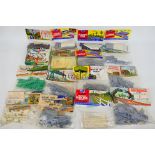 Airfix - A group of mainly bagged vintage Airfix HO/OO gauge plastic model railway accessory kits.