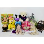 Bear Factory, Card Factory, Bagpuss, Aurora, Koochie, Other - 10 x soft toys and bears.