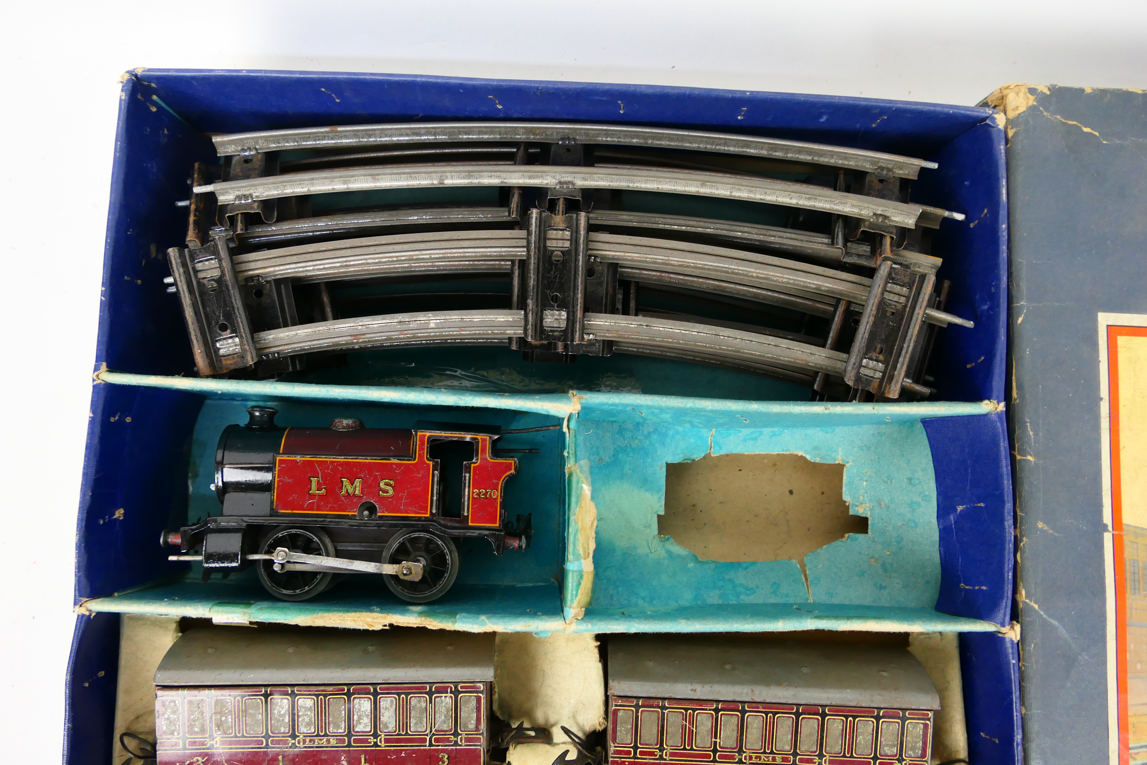 Hornby - A boxed clockwork O gauge 501 Passenger Set in LMS livery. - Image 3 of 5