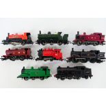 Hornby - Triang - An unboxed siding of eight OO gauge steam locomotives,
