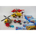 Lego - 4 x built Lego City model kits, # 3179, # 7206, # 7285 and # 7631.