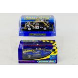 Scalextric - 2 x boxed slot cars Lancia Delta S4 1986 San Remo Rally car # C3490 and a Ford GT