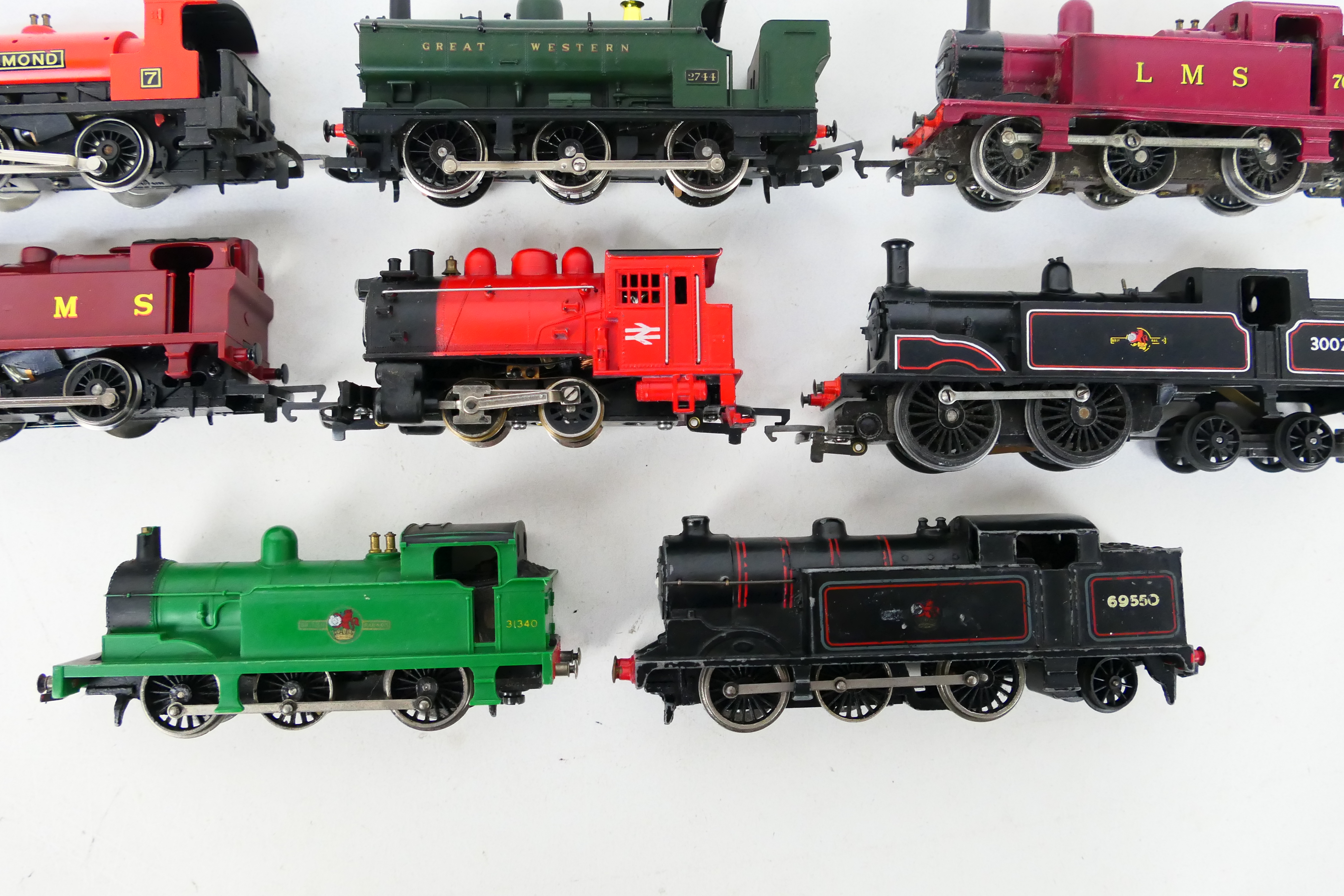 Hornby - Triang - An unboxed siding of eight OO gauge steam locomotives, - Image 4 of 4