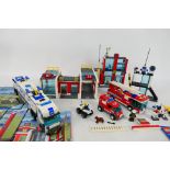 Lego - 3 x built up Lego City kits # 5612, # 7208 and # 7743.