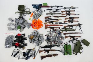 Palitoy - Hasbro - Action Man - Others - An unboxed arsenal of vintage Action Man weapons,