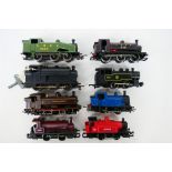 Hornby - Triang - Lima -Bachmann - An unboxed group of eight OO gauge steam locomotives,