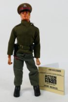 Palitoy - Action Man - An unboxed vintage 'Talking Commander' eagle eye Action Man blonde flock