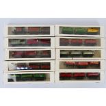 Hornby Dublo - 18 x tank wagons and 12 x other wagons including 5 x green Power Petrol,