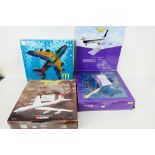 Corgi Aviation Archive - 3 x boxed Boeing models in 1:144 scale,