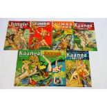 Fiction House Magazines - Seven Golden Age British reprint Jungle themed comics from Fiction House