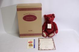 Steiff - A limited edition boxed mohair 'British Collector's 1998' Steiff bear - The #659973