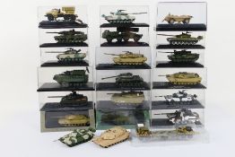 Atlas - A group of mostly boxed military vehicles including T34 tank, M1A1 Abrams tank,