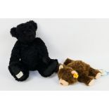 Steiff - Barton Bears - Two unboxed teddy bears.