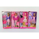 Mattel - Barbie - 4 x boxed Barbie dolls, Ballet Star # 29195, Ballet # 56990,