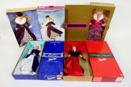 Mattel - Barbie - 4 x boxed special editions Barbie dolls, Winter Rhapsody # 16353,