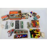Lego - Meccano - 4 x boxed vintage Lego System sets, 1968 Jeep # 330, 1968 Control Tower # 340,