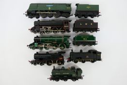 Hornby - Tri-ang - Lima - 6 x unboxed OO gauge locomotives, a 4-6-0 LMS number 5241,