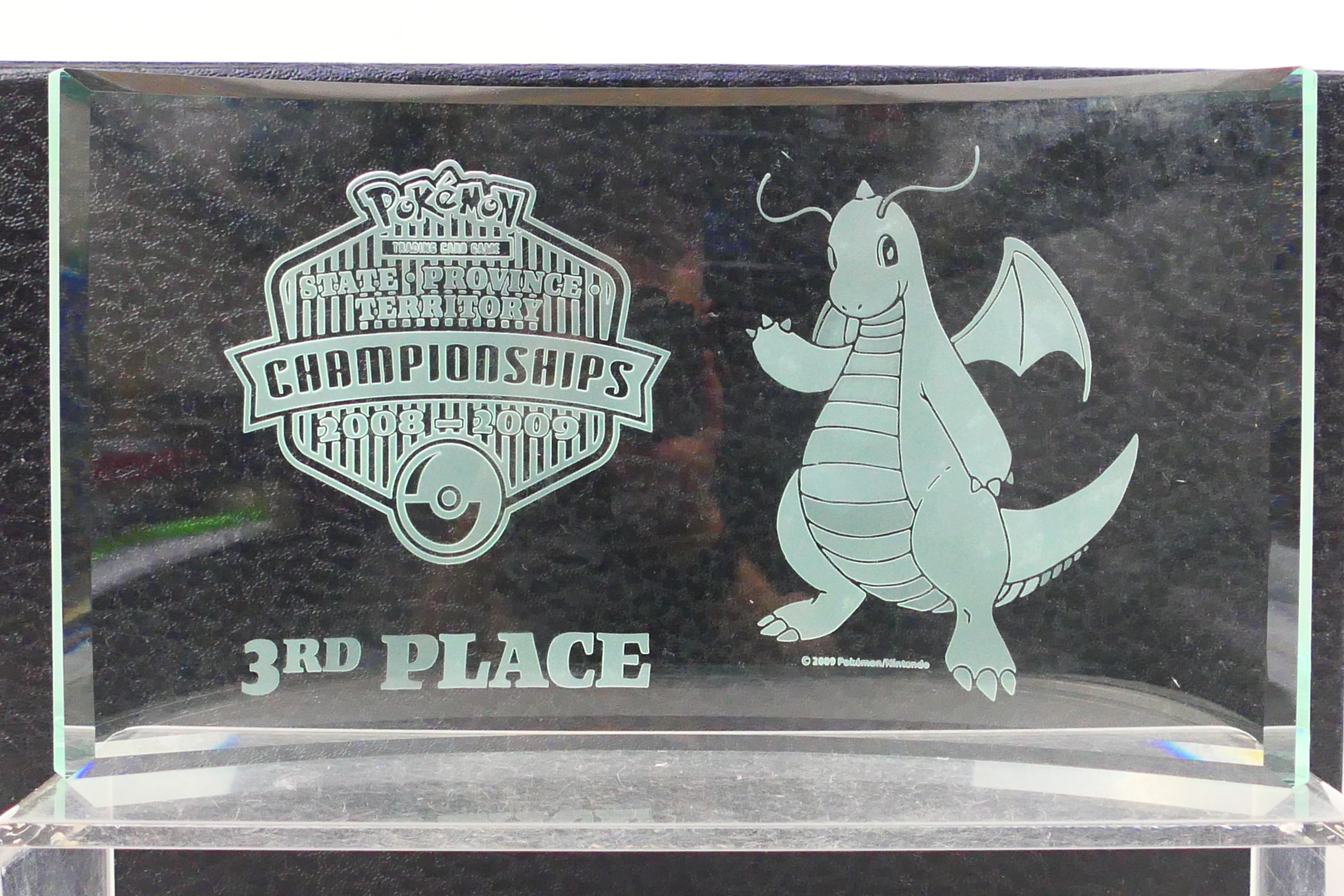 Pokemon - A 2009 Pokemon TCG United Kingdom National Championship Regional 3rd Place trophy. - Image 2 of 6