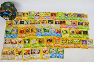 A collection of Pokemon cards from the F