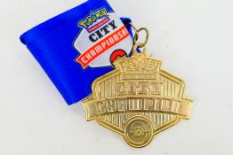 Pokemon - A 2009 Pokemon TCG United Kingdom National Championships City Champion medal and ribbon.