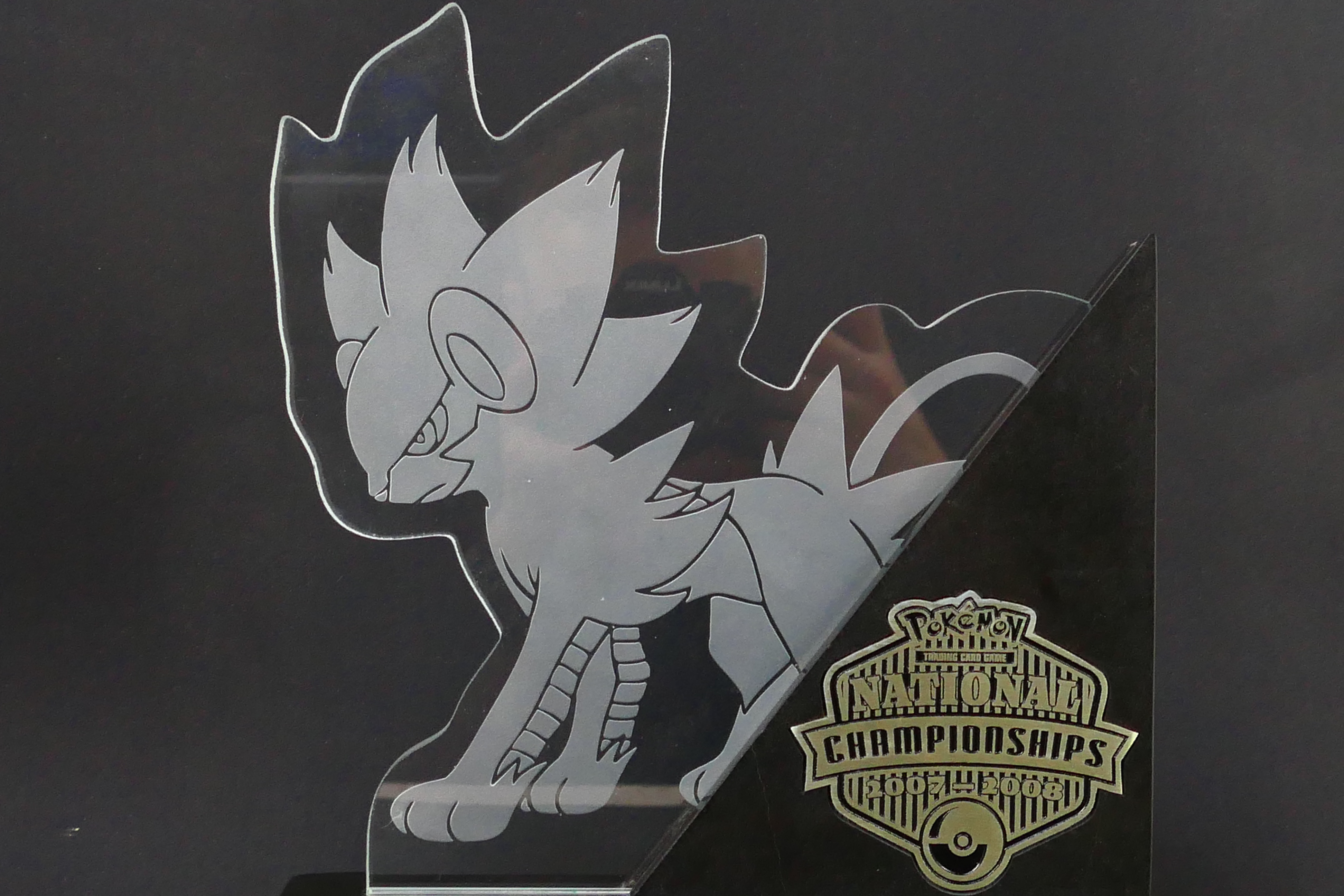 Pokemon - A 2008 Pokemon TCG United Kingdom National Championship 1st Place trophy. - Image 4 of 7