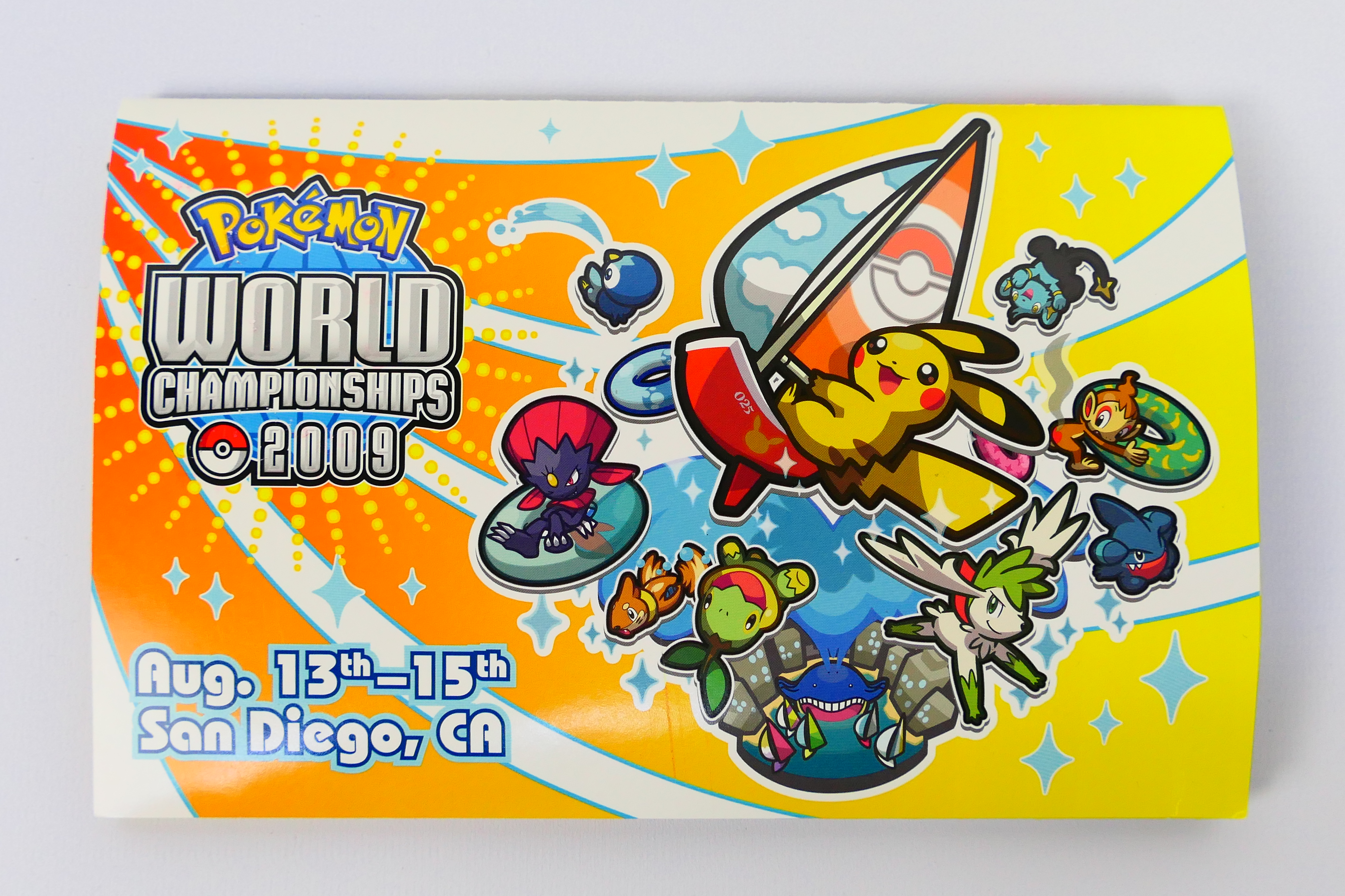 Pokemon - An Official Pokemon TCG World Championships 2009 Competitor Pack from the 2009 World - Image 8 of 8