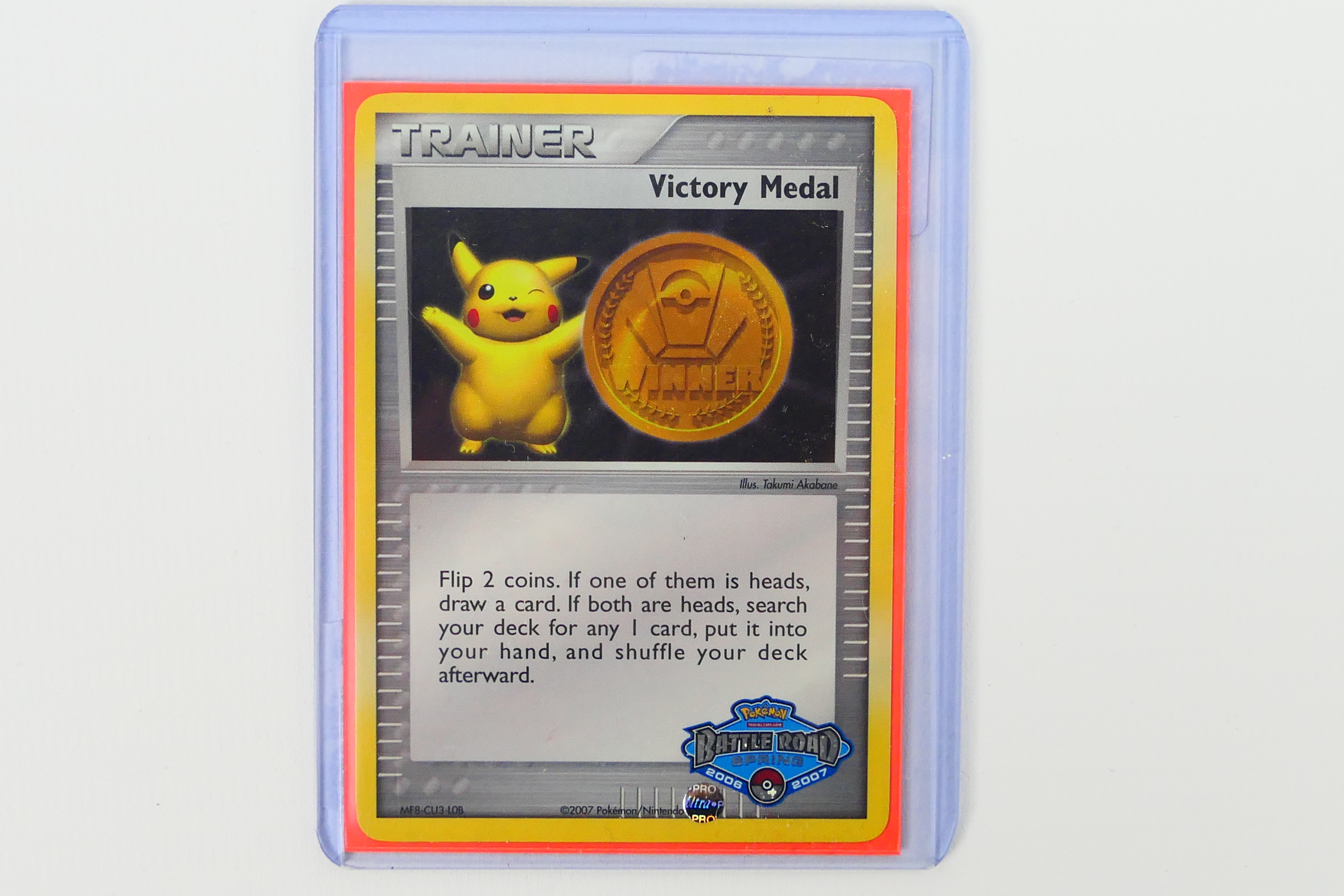 Pokemon - A Pokemon Battle Road Victory Medal Trainer Card for Spring 2006 / 2007,