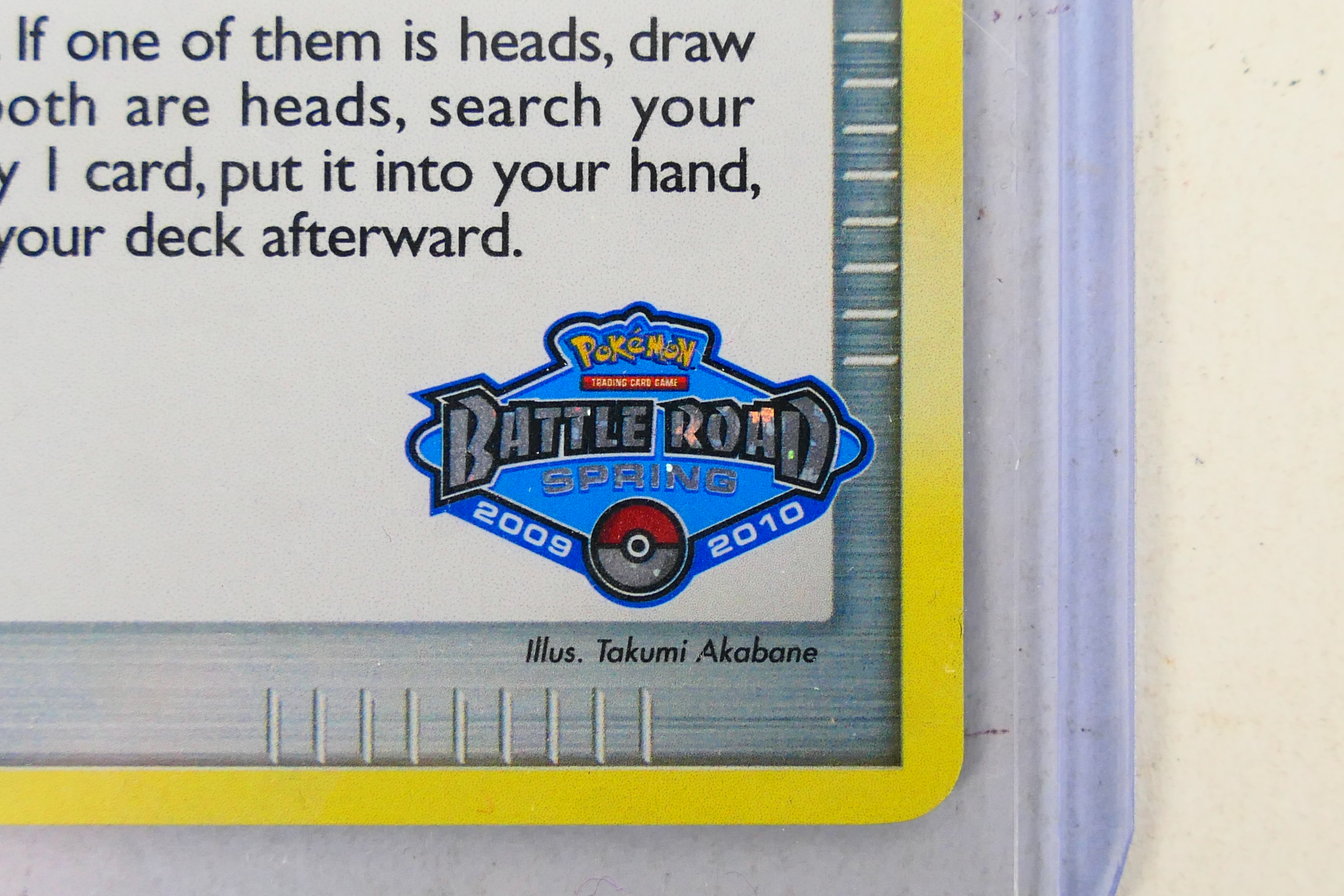 Pokemon - A Pokemon Battle Road Victory Medal Trainer Card for Spring 2009 / 2010, - Image 2 of 4