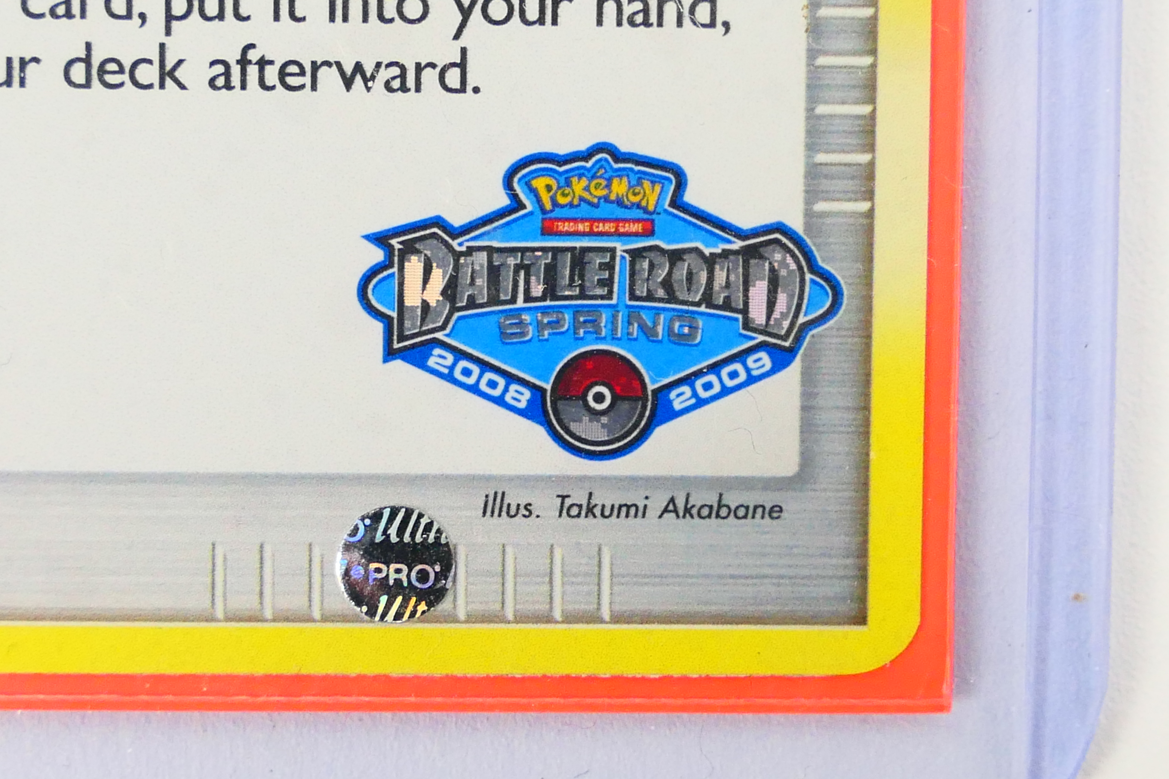 Pokemon - A Pokemon Battle Road Victory Medal Trainer Card for Spring 2008 / 2009, - Image 2 of 5