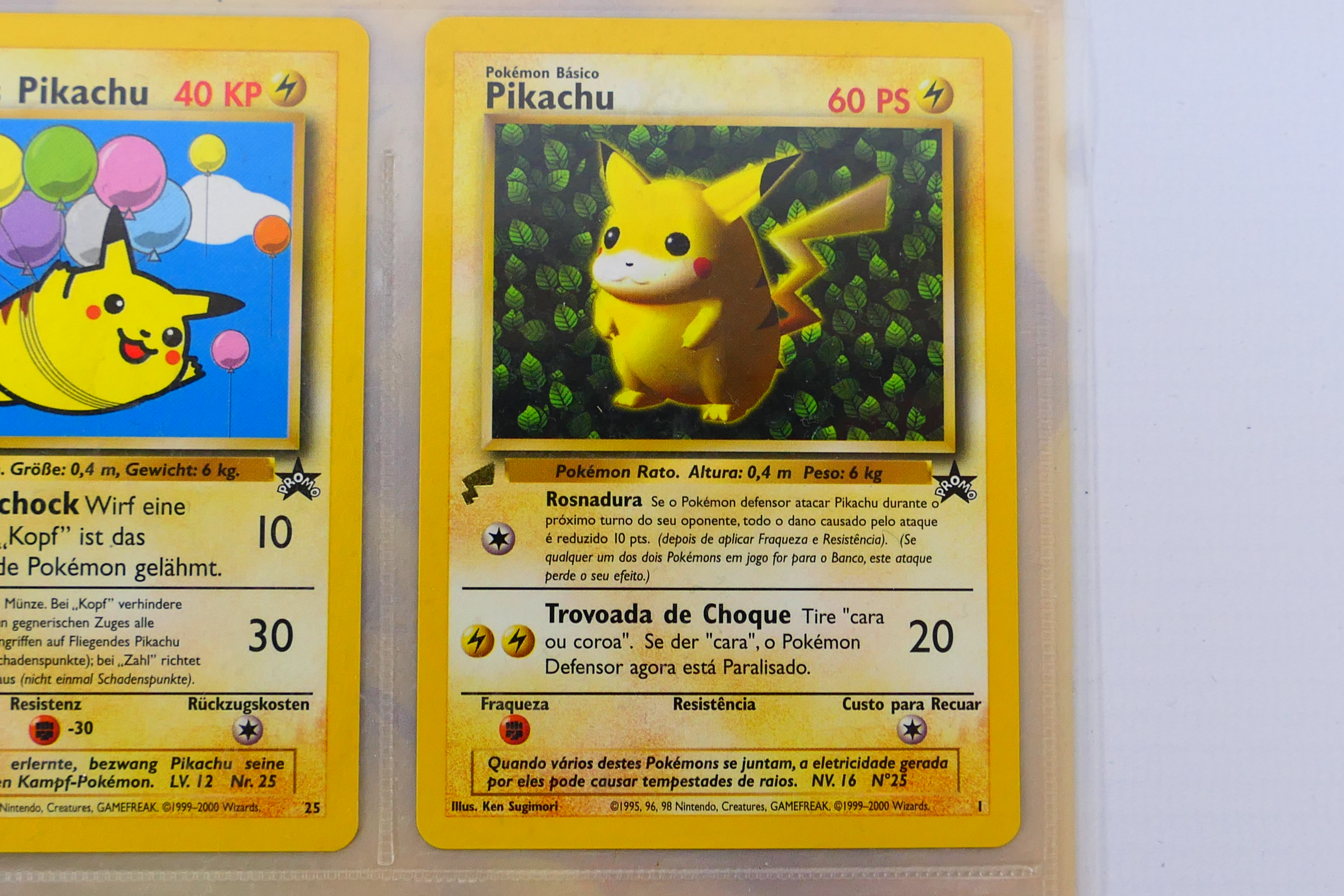 Pokemon - A Pokemon TCG 2000 Wizards of the Coast Pikachu World Collection folder. - Image 5 of 13