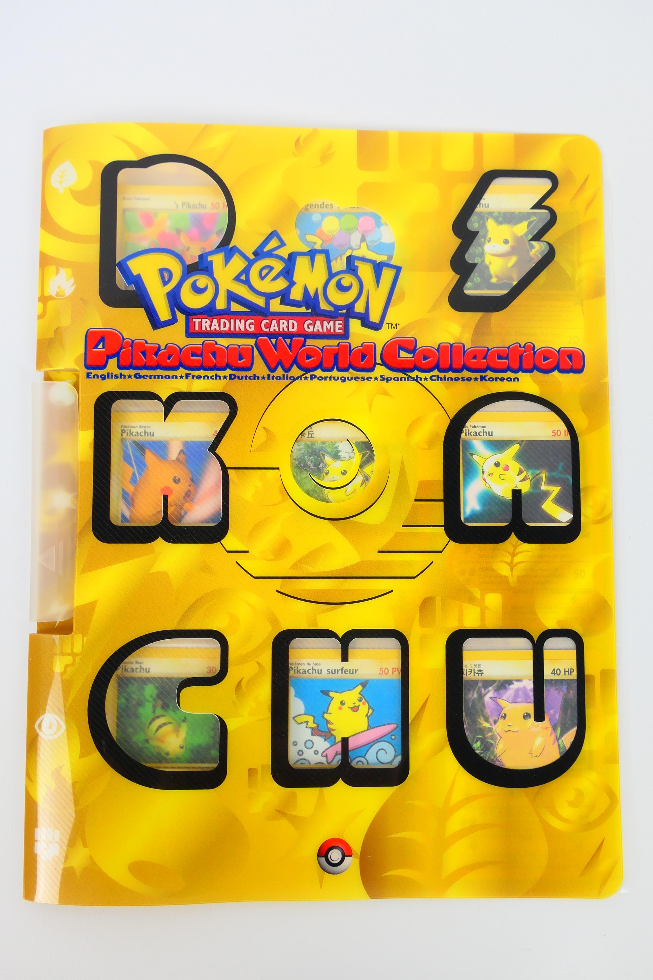 Pokemon - A Pokemon TCG 2000 Wizards of the Coast Pikachu World Collection folder.