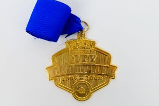 Pokemon - A 2008 Pokemon TCG United Kingdom National Championships City Champion medal and ribbon.