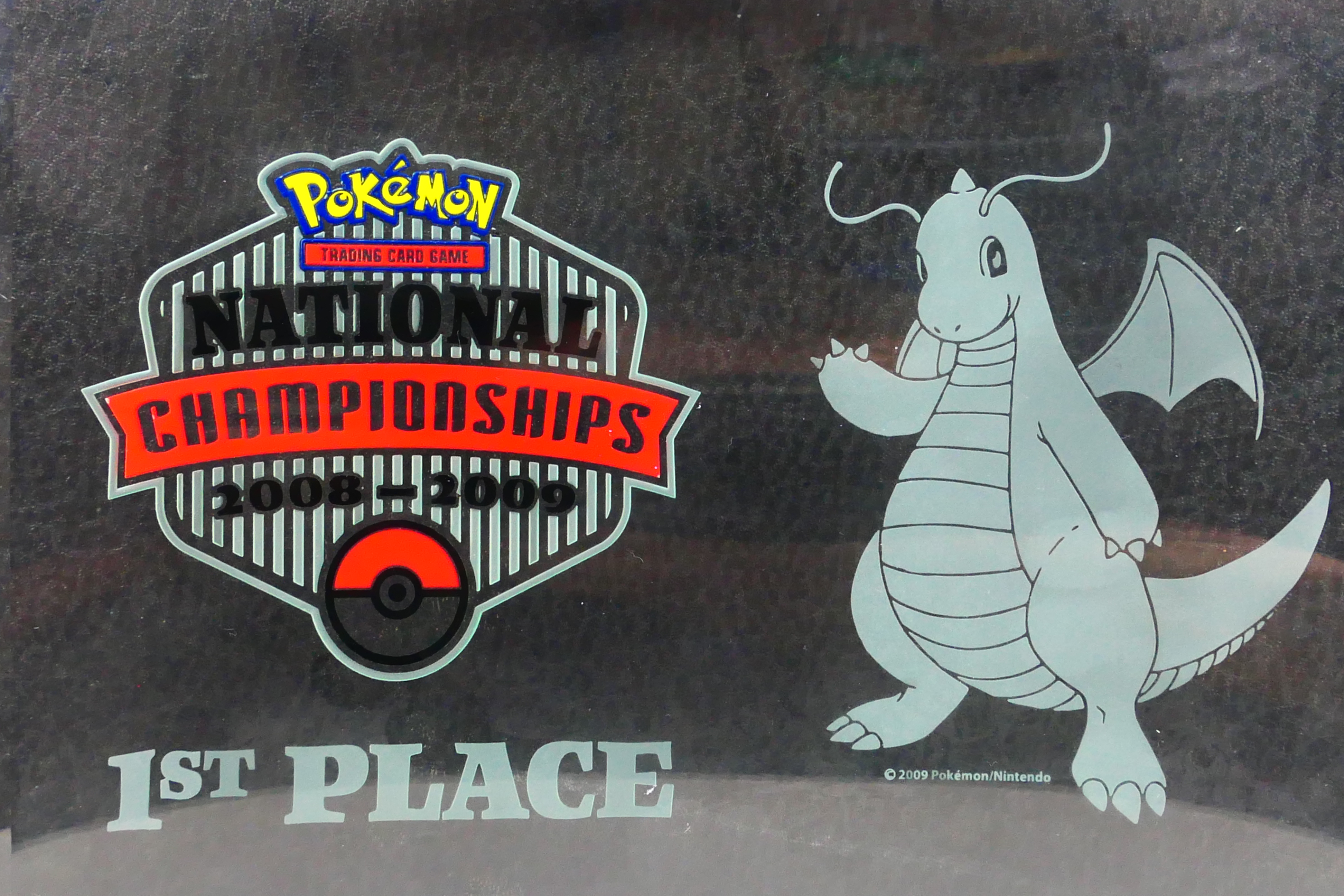 Pokemon - A 2009 Pokemon TCG United Kingdom National Championship 1st Place trophy. - Image 4 of 7