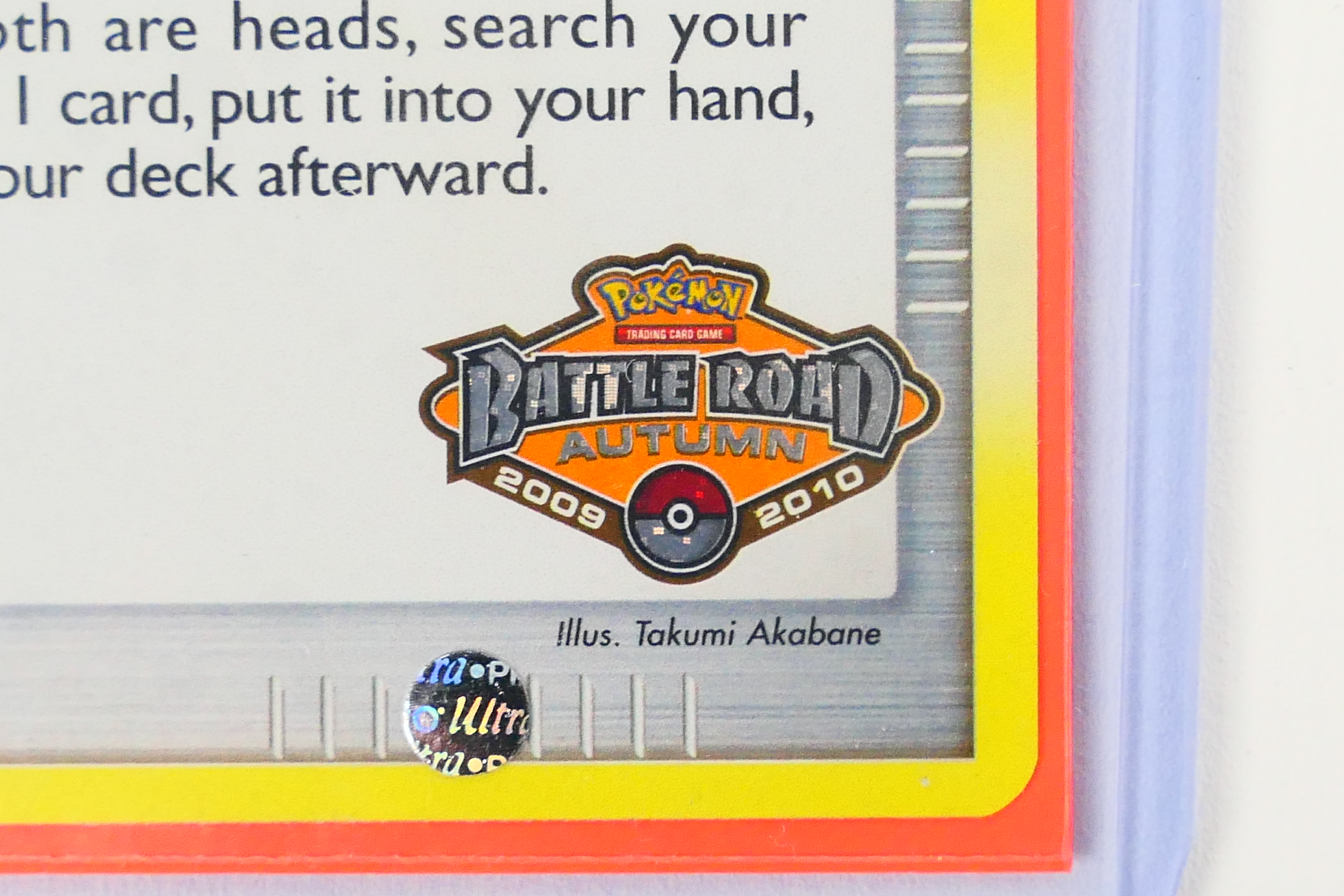 Pokemon - A Pokemon Battle Road Victory Medal Trainer Card for Autumn 2009 / 2010, - Image 2 of 5
