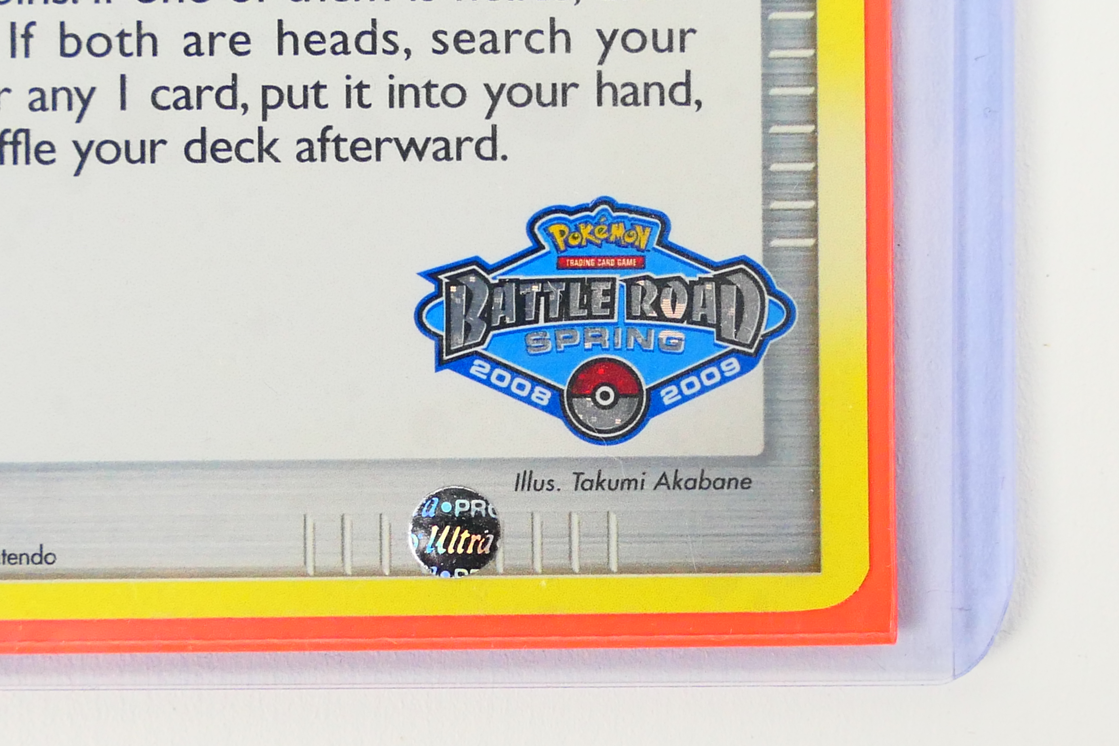 Pokemon - A Pokemon Battle Road Victory Medal Trainer Card for Spring 2008 / 2009, - Image 2 of 5