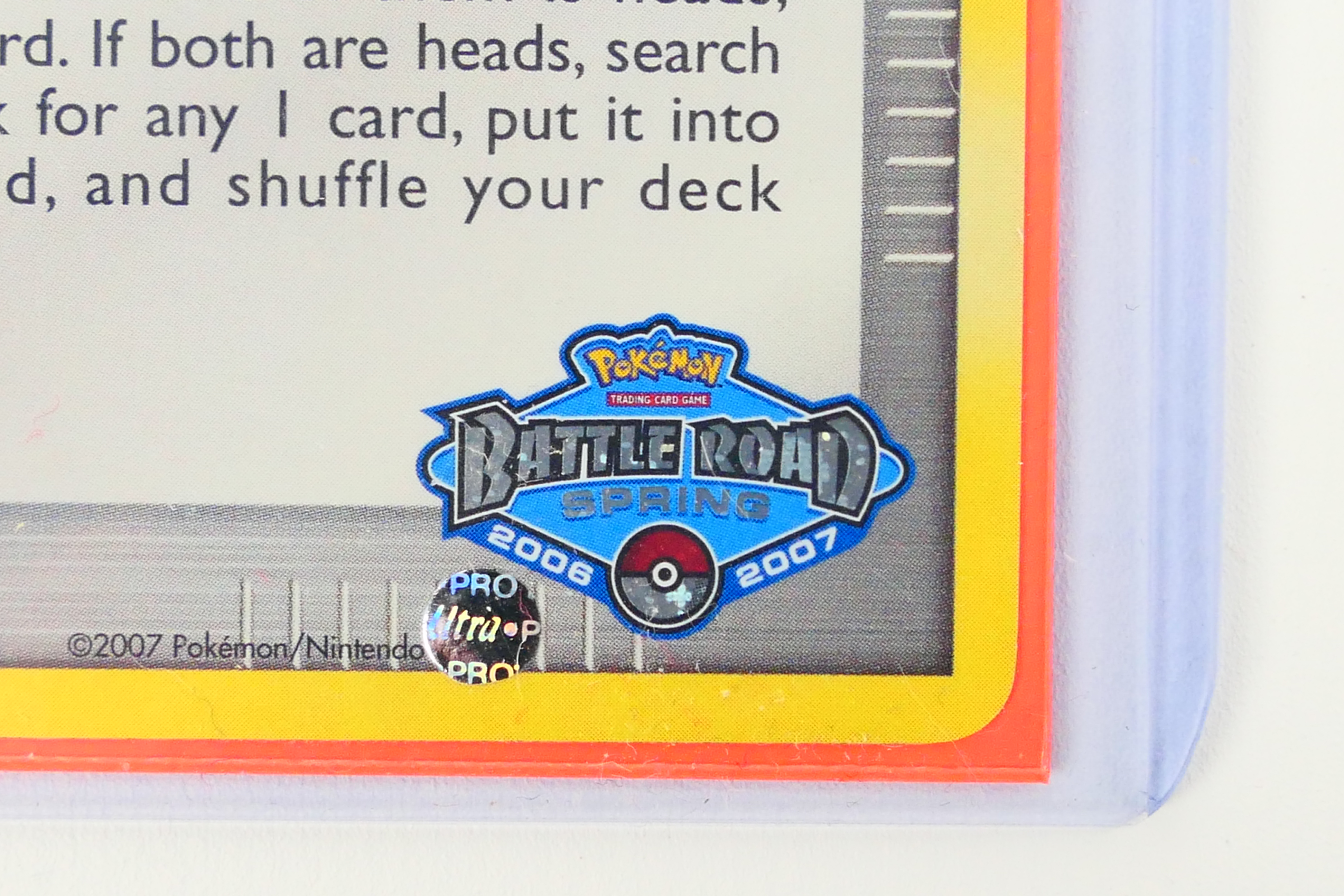 Pokemon - A Pokemon Battle Road Victory Medal Trainer Card for Spring 2006 / 2007, - Image 2 of 5