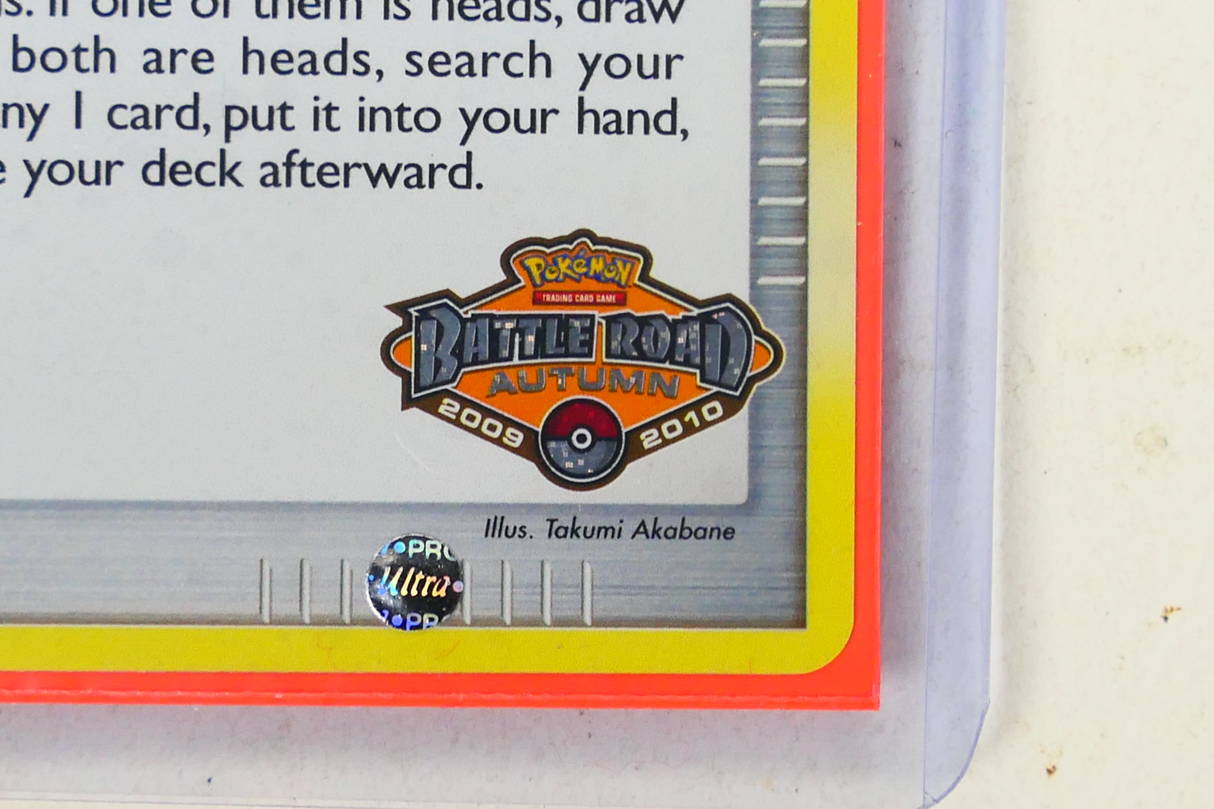 Pokemon - A Pokemon Battle Road Victory Medal Trainer Card for Autumn 2009 / 2010, - Image 2 of 5