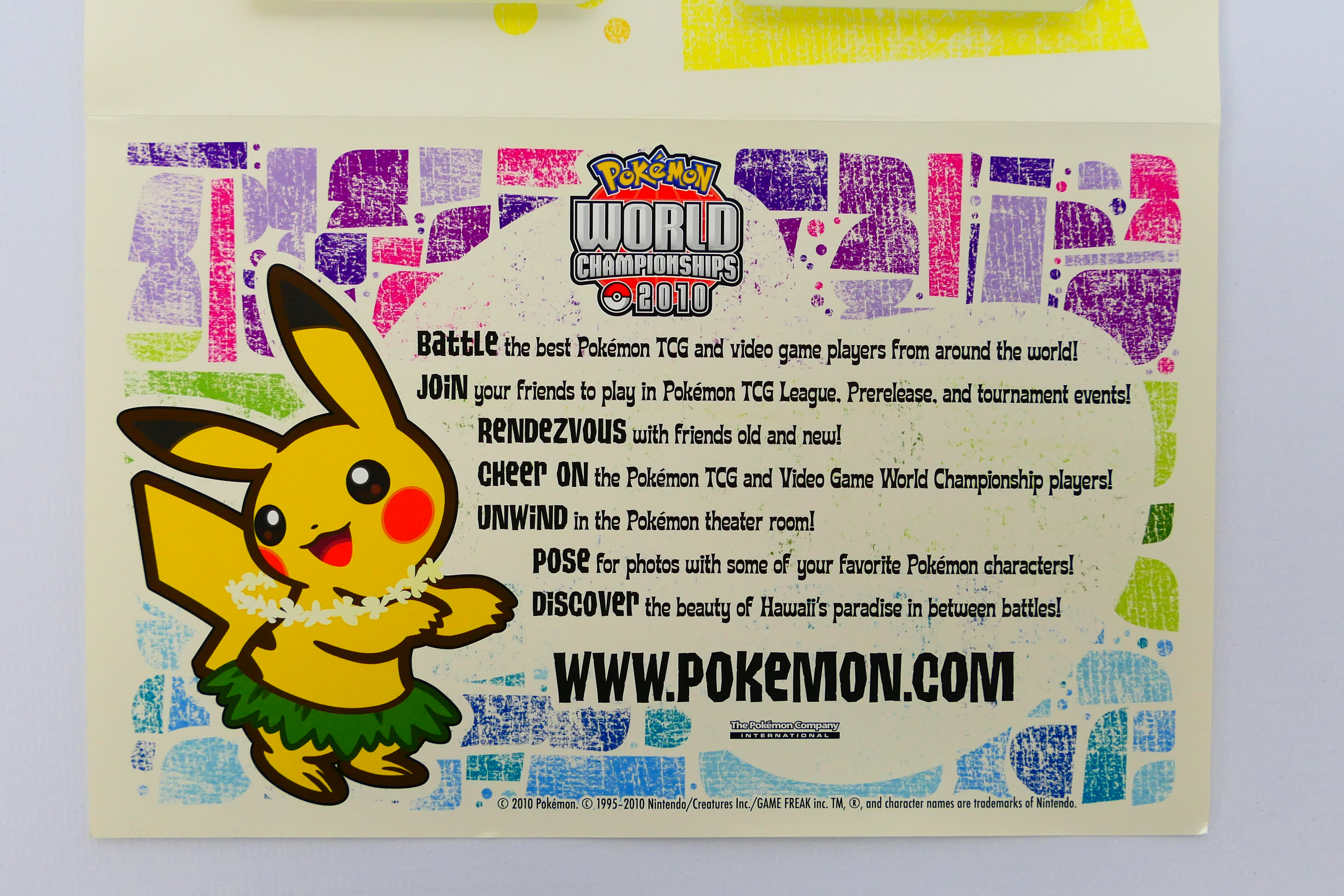 Pokemon - An Official Pokemon TCG World Championships Competitor Pack for the 2010 tournament - Image 4 of 7