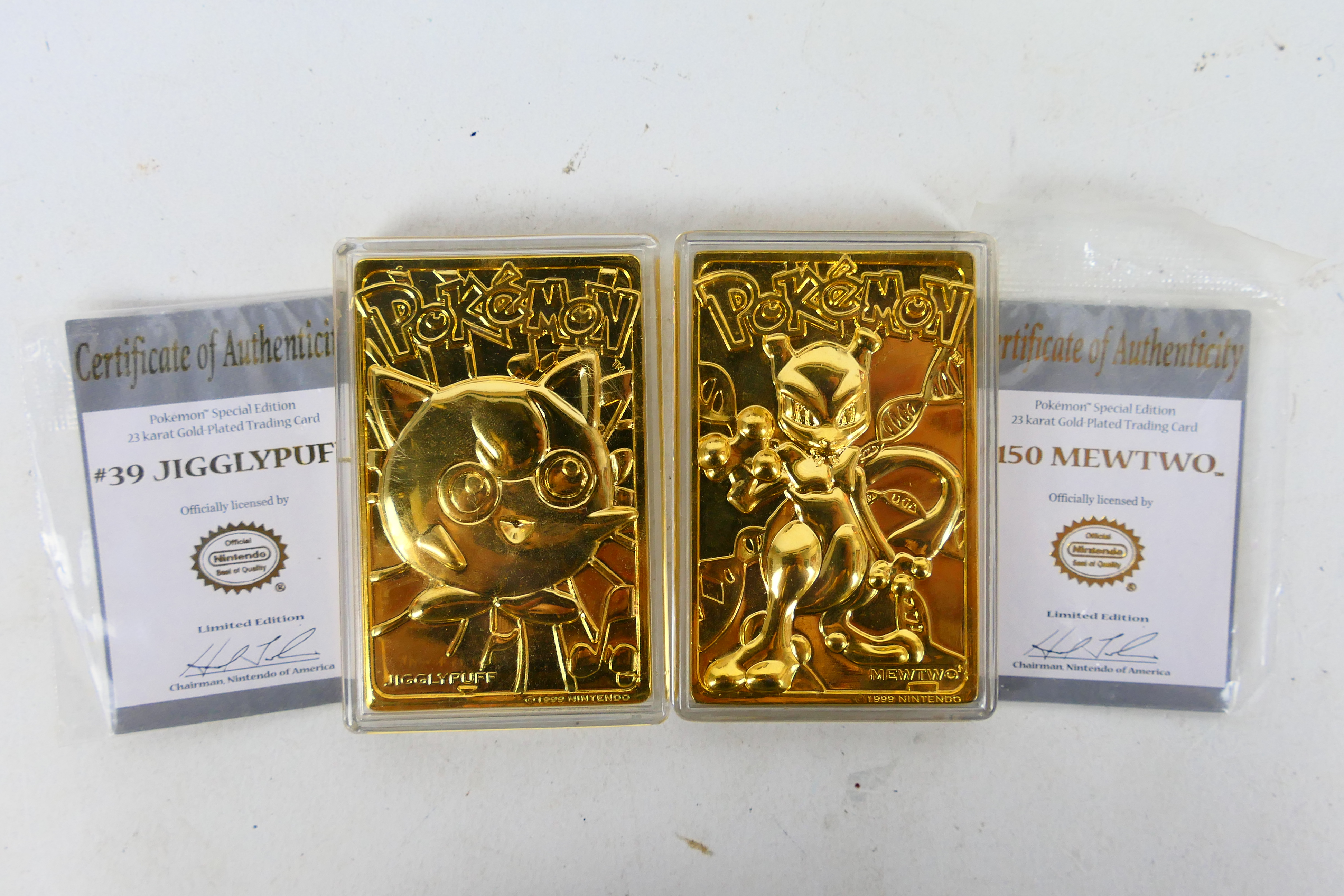 Five 23k gold plated Pokemon cards conta - Image 3 of 5