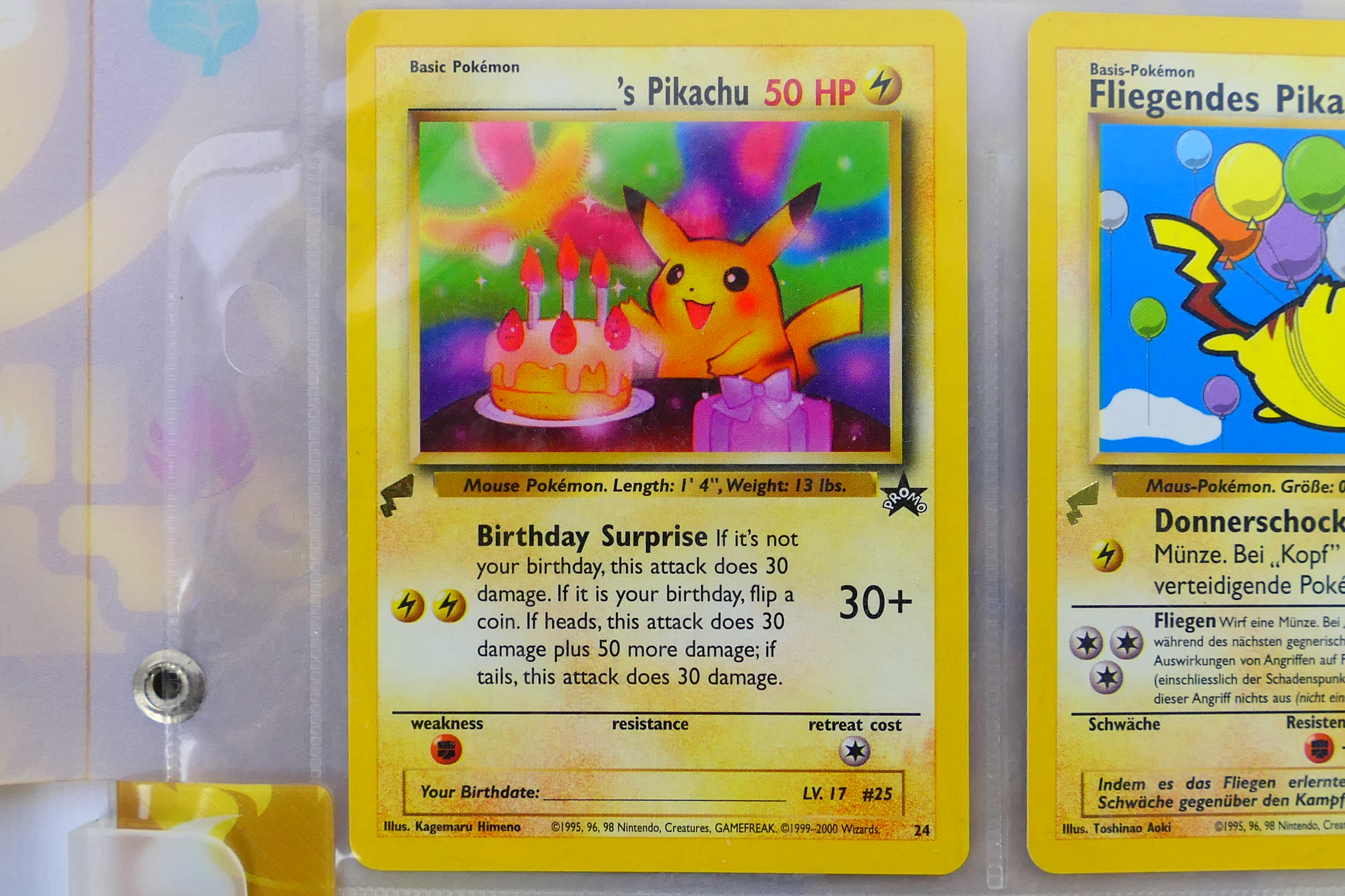 Pokemon - A Pokemon TCG 2000 Wizards of the Coast Pikachu World Collection folder. - Image 3 of 13