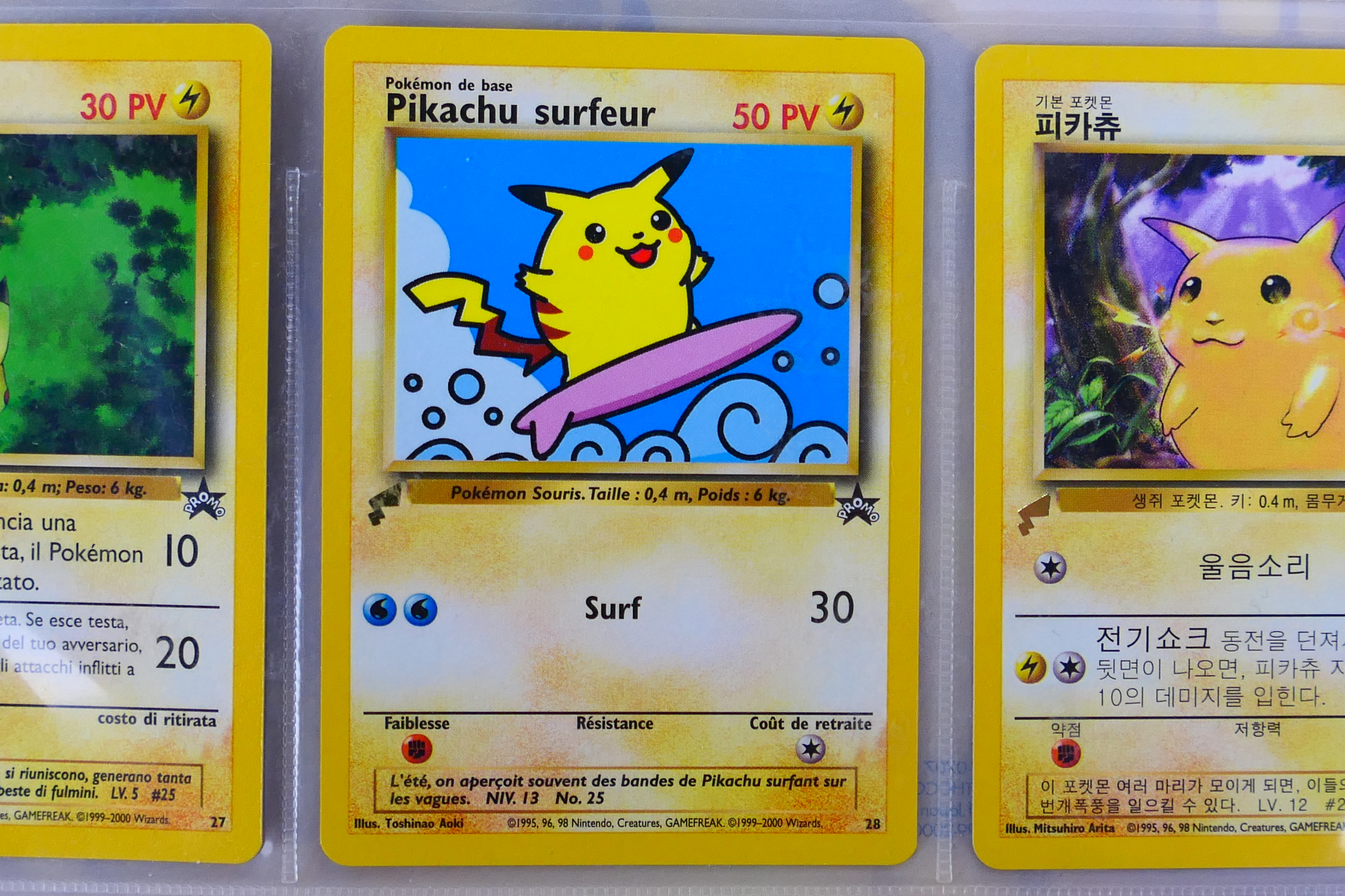 Pokemon - A Pokemon TCG 2000 Wizards of the Coast Pikachu World Collection folder. - Image 10 of 13