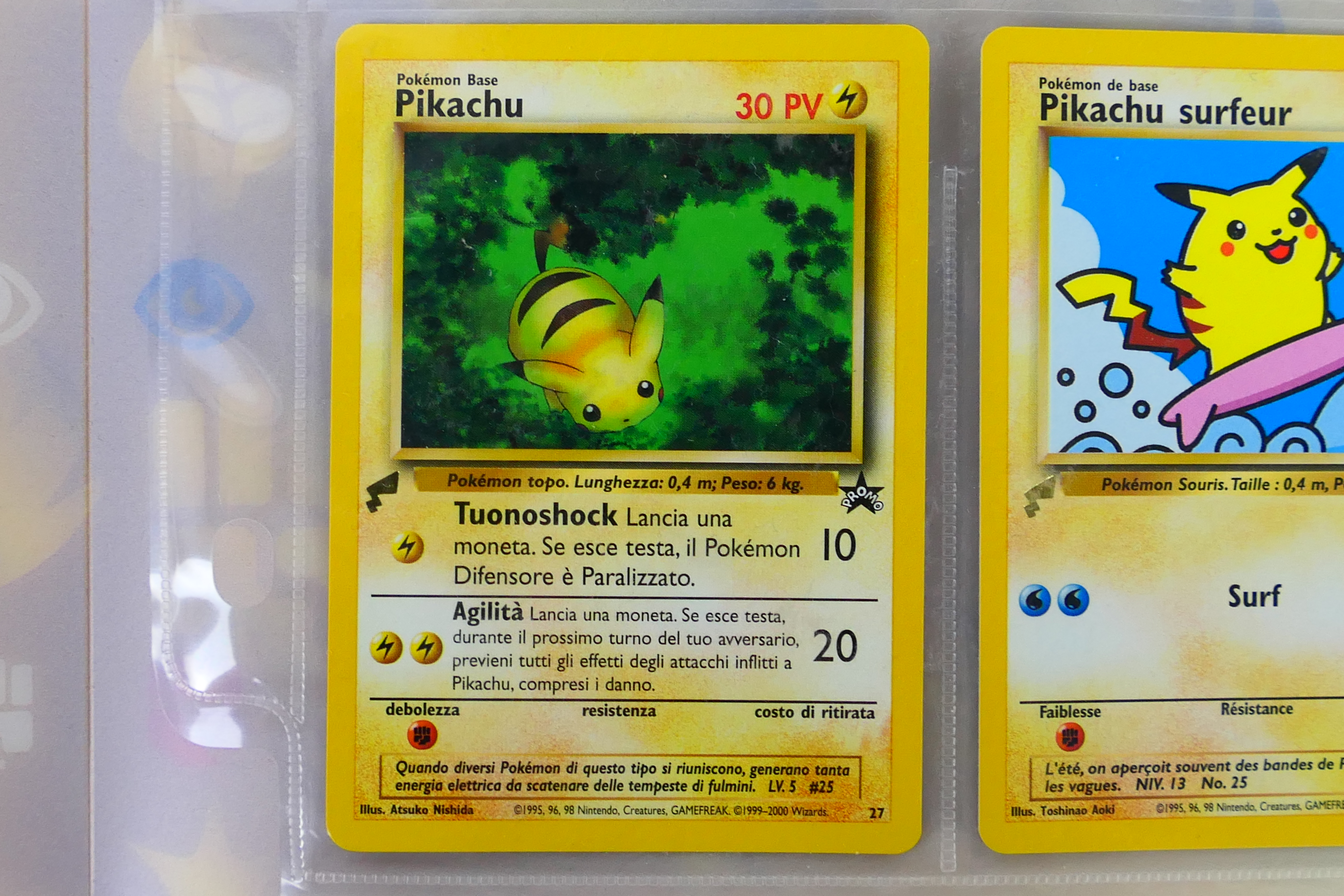 Pokemon - A Pokemon TCG 2000 Wizards of the Coast Pikachu World Collection folder. - Image 9 of 13