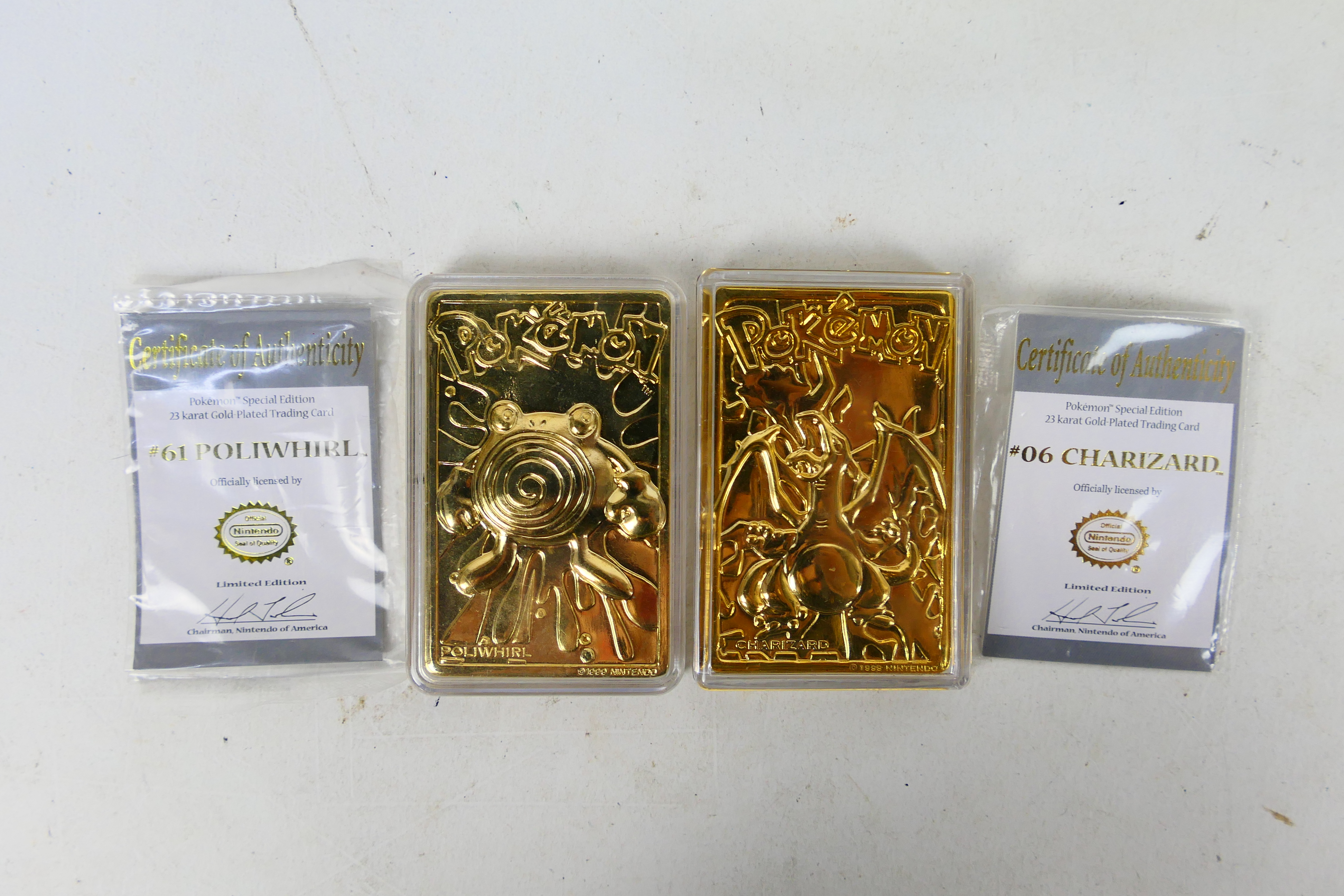 Five 23k gold plated Pokemon cards conta - Image 2 of 5