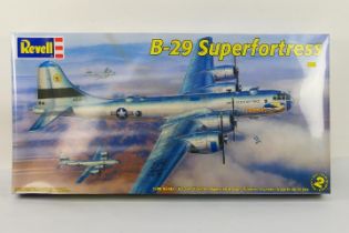 Revell - A boxed 1:48 scale Revell #85-5711 B-29 Superfortress Stuka plastic model kit.