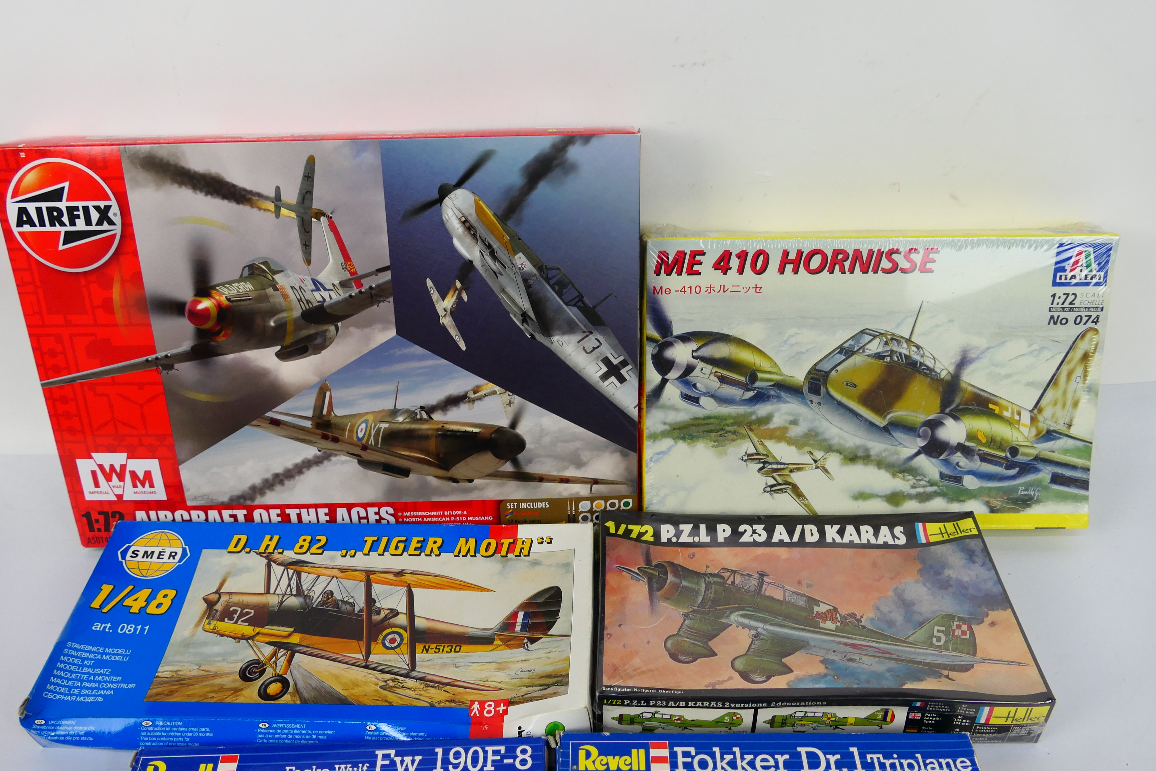 Revell - Airfix - Italeri - SMER - Heller - Six boxed plastic military aircraft model kits in 1:72 - Image 3 of 3