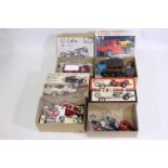 AMT - Revell - Monogram - 8 x vintage model kits which have been built, 4 x Ford Model A's,