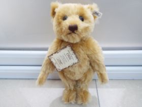 Steiff - British Collector's 1906 Replica Teddy Bear, with growler,