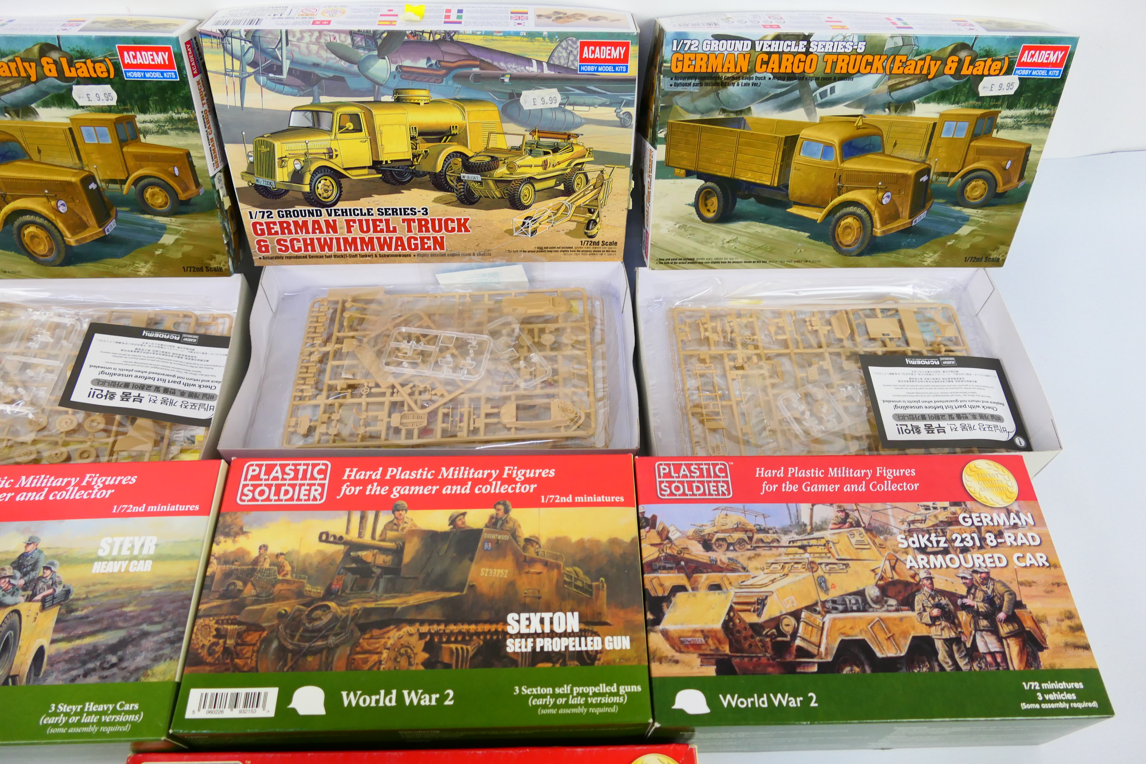 Plastic Soldier Company - Academy - Seven boxed 1:72 scale WW2 German military vehicle plastic - Image 3 of 4