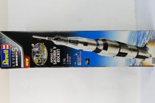 Revell - A boxed Revell #03704 '50th Anniversary Moon Landing' 1:96 scale Apollo 11 Saturn V